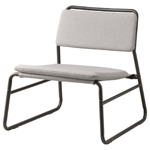 LINNEBÄCK Easy chair, Orrsta light grey
