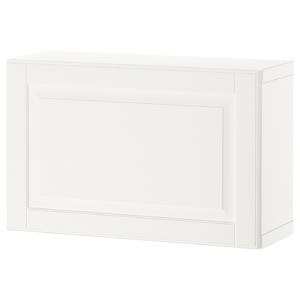 BESTÅ Wall-mounted cabinet combination, white/Smeviken white, 60x22x38 cm