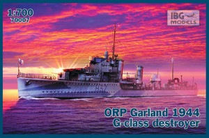 Ibg Plastic Model ORP Garland 1944 G-class Destroyer 1:700 14+