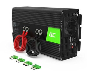 Green Cell Car Power Inverter Converter 24V to 230V 1000W/2000W