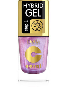 Delia Cosmetics Coral Hybrid Gel Nail Polish no. 105 11ml