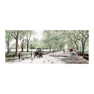 Picture Canvas 60x150cm Watercolor Central Park