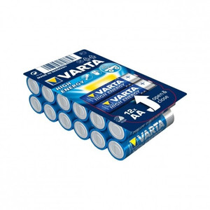 Varta Alkaline LR6-AA Batteries 12 Pack