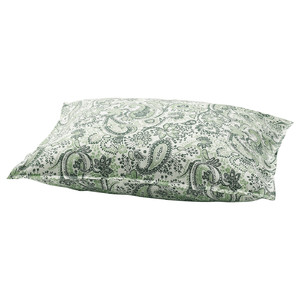 RODGERSIA Pillowcase, green/white, 50x60 cm
