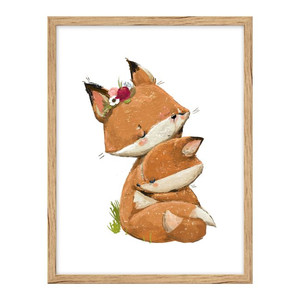 Picture Foxes 30 x 40 cm