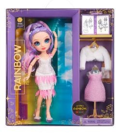 Rainbow High Doll Fantastic Fashion - PURPLE - Violet Willow 4+