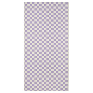 HÄNGPELARGON Pre-cut fabric, white/lilac, 150x300 cm