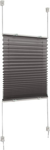 Pleated Blind Colours Caprera 62 x 150 cm, grey