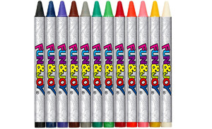 Fun&Joy Wax Crayons 12pcs