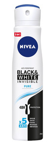 Nivea Black & White Invisible Pure Anti-perspirant Deodorant Spray 250ml