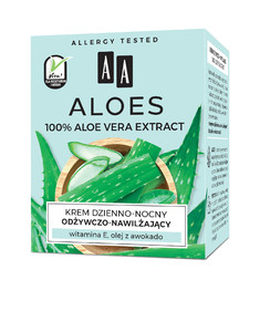AA Aloe 100% Day-Night Nourishing-Moisturizing Face Cream Vegan 50ml