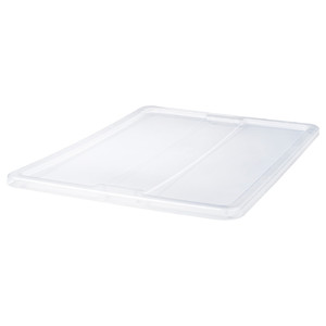 SAMLA Lid for box, transparent, 57x79 cm/55/130 l