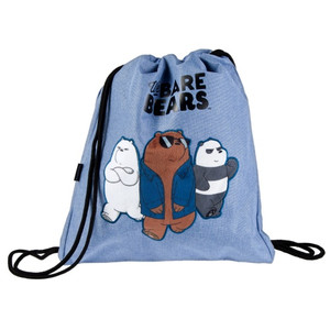 Drawstring Bag School Shoes/Clothes Bag We Bare Bears