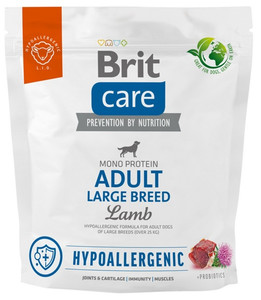 Brit Care Hypoallergenic Adult Large Lamb Dry Dog Food 1kg