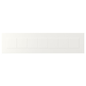 STENSUND Drawer front, white, 80x20 cm