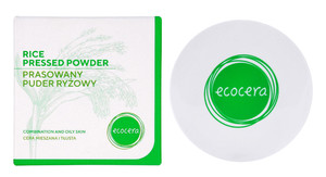 ECOCERA Natural Choice Rice Pressed Powder for Mixed & Oily Skin 10g