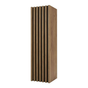 Bathroom High Wall-mounted Cabinet Line 34.3 cm, golden oak