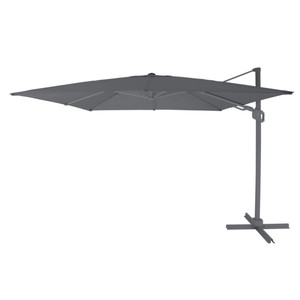 GoodHome Parasol Menorca 300 x 300 cm, grey