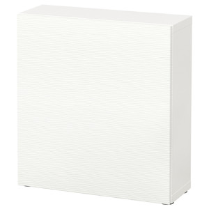 BESTÅ Shelf unit with door, Laxviken white, 60x20x64 cm