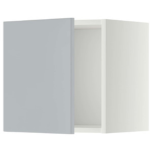 METOD Wall cabinet, white/Veddinge grey, 40x40 cm