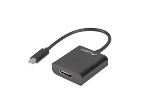 Lanberg Adapter USB CM - HDMI F 15cm, black