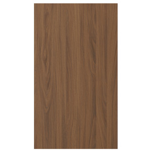 TISTORP Front for dishwasher, brown walnut effect, 45x80 cm