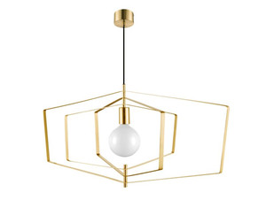 GoodHome Pendant Lamp Nedoki E27 90cm, brass