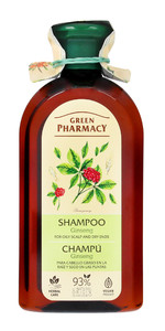 Green Pharmacy Shampoo for Oily Scalp & Dry Ends 93% Natural Vegan 350ml