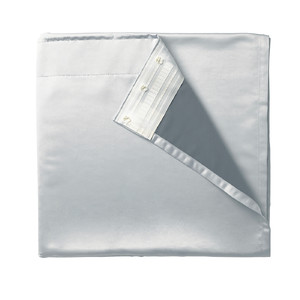 GLANSNÄVA Curtain liners, 1 pair, light grey, 143x290 cm