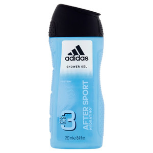 Adidas After Sport Shower Gel for Men 3in1 Face, Body & Hair 250ml