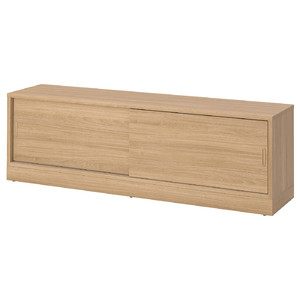 TONSTAD TV bench, oak veneer, 178x37x55 cm