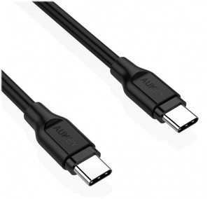 Aukey Cable CB-CC1P OEM PVC PD USB-C - USB-C 5 Gbps 3A 60W 20V 1m