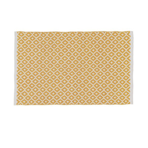 GoodHome Bath Mat Koros 50 x 80 cm, yellow