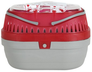 Zolux Pet Carrier Transporter for Rodents, mini, red