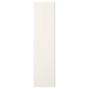 VIKANES Door with hinges, white, 50x195 cm