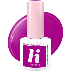 Hi Hybrid Nail Polish - No.256 Fuchsia Tulip 5ml