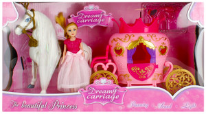 Dreamy Carriage Doll Playset 3+