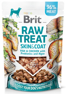 Brit Raw Treat for Dogs Skin & Coat Fish & Chicken 40g