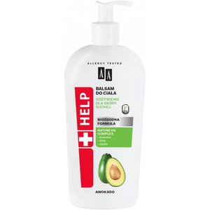 AA HELP Nourishing Body Lotion for Dry Skin Avocado Vegan 400ml