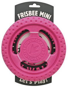 Kiwi Walker Let's Play Dog Toy Frisbee Mini, pink