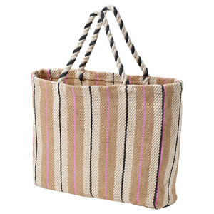 MÄVINN Bag, handmade/striped natural