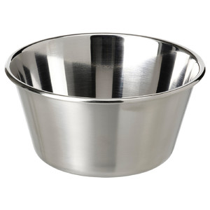 GRILLTIDER Serving bowl, stainless steel, 13 cm