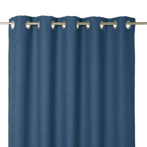 Curtain GoodHome Novan 140x260cm, dark blue