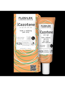 FLOS-LEK betaCAROTENE Pro Age Eye cream with Caffeine 92% Natural Vegan 30ml