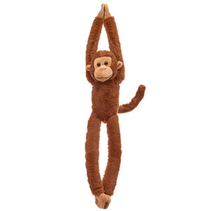Soft Plush Toy Monkey 55cm, brown, 3+