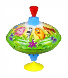 Humming Top Wild Animals 16cm 18m+