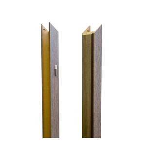 Adjustable Door Frame Jamb 80-100 mm, left, grey oak