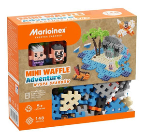 Marioinex Mini Waffle Blocks Set Adventure Treasure Island 148pcs 5+