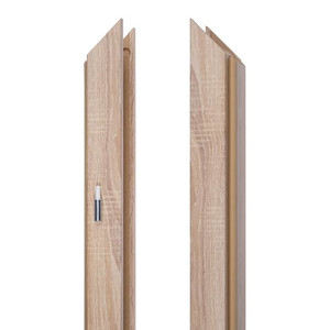 Adjustable Interior Door Frame Jamb 100-140mm, left, sonoma