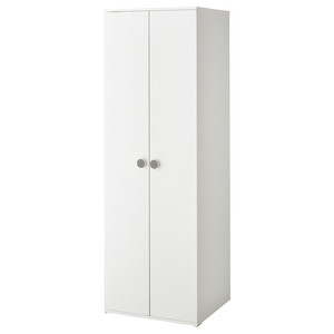 GODISHUS Wardrobe, white, 60x51x178 cm